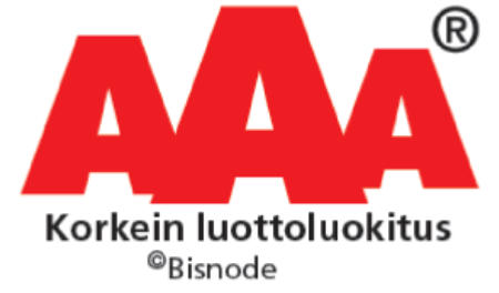Logo AAA, korkein luottoluokitus, Bisnode