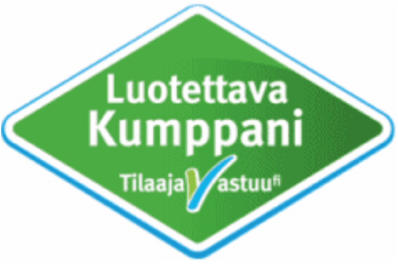 Logo Luotettava kumppani, Tilaajavastuu
